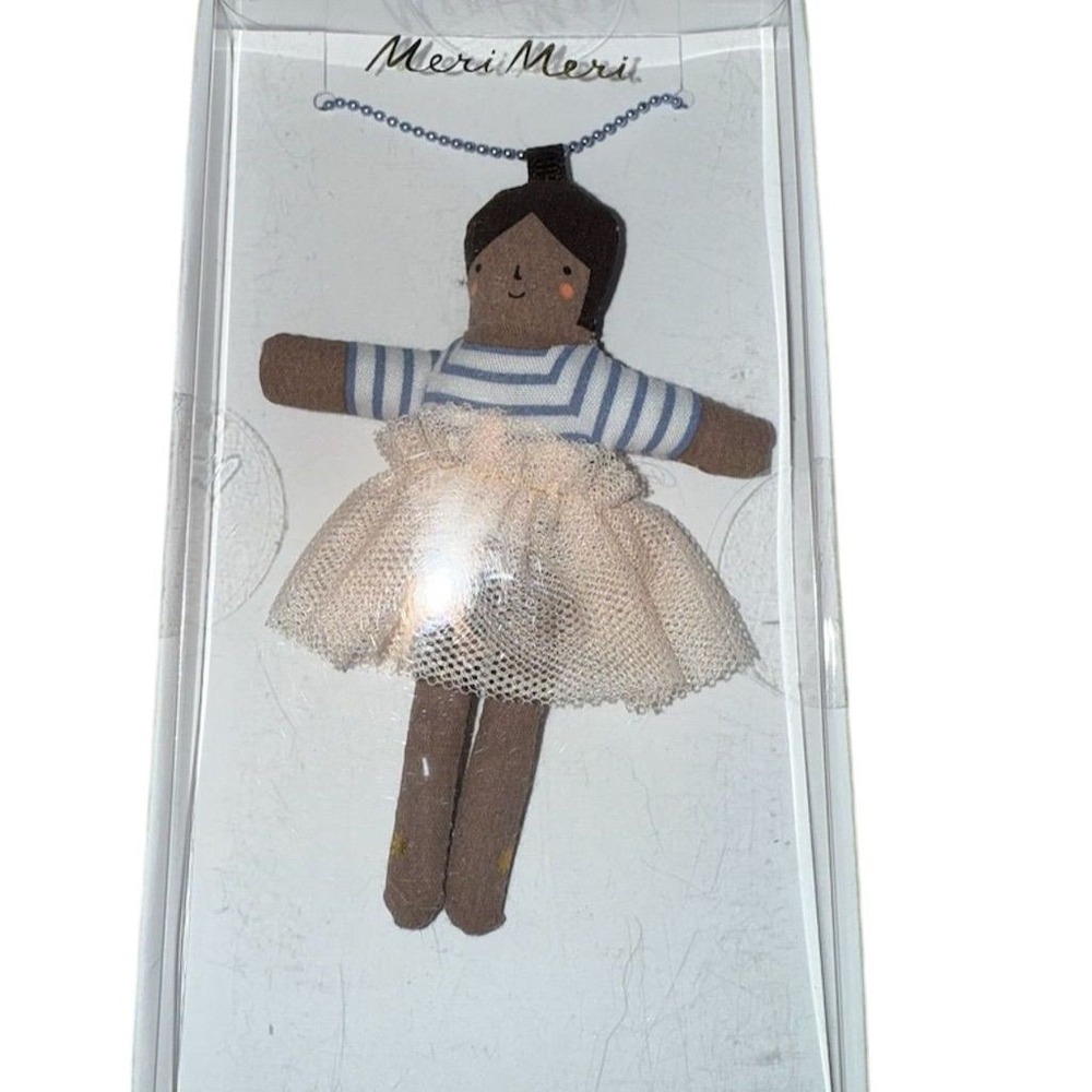 Meri Meri Ruby Doll Necklace Girls Multicolor Whimsical Charm‎